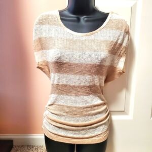 Detailed Back Summer Sweater with Lace and Cowl Design